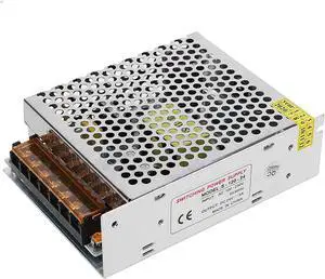 Switching Power Supply Transformer Driver, Switch Power Supply Driver Adapter Reliable High Efficiency for LED Display CCTV for Radio Computer Engineering(S-120-24 (24V/5A/120W) AC100-240V)