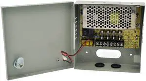 kdajhag AC 100~240V to DC 12V 3A 36W Output 4 Channels CCTV Power Supply Box for Cameras