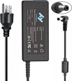 19V 3.42A 65W Laptop Charger Ac Adapter for Asus Notebook Zenbook adp-65dw K72f F555L X401 X401u X551 X551m S400ca N17908 D550m U56e U57a TP500 TP500L Power Cord(Big Tip Size:5.5x2.5mm)