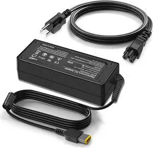New 65W USB AC Adapter Laptop Charger for Lenovo Thinkpad T430 T440 T440S T440P T450 T460 G40 G50 G400 G400S G70 G40-30 E440 E450 E550 E560 Lenovo Ideapad Yoga 13 11s Power Supply Cord