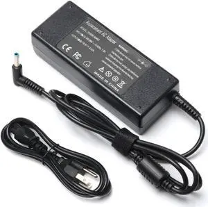 19.5V 4.62A 90W AC Adapter Laptop Charger for HP Envy Touchsmart Sleekbook 15 17 M6 M7 Series, HP Notebook PC 15-an051dx 15-d069wm 15-d079wm 15-d037dx 15-d038dx 15-f010dx 741727-001 Power Supply Cord