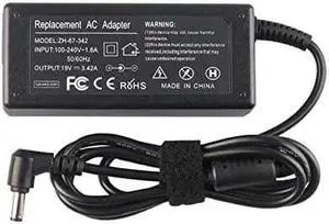 19V 3.42A AC Adapter for Toshiba R33030 N17908 V85 Netbook Charger Power Supply