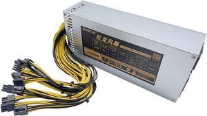 SUTK 1800/2000W PC Power Supply for Bitcoin Miner ATX 2000W PICO PSU Ethereum2000W ATX Power Supply Bitcoin 12V V2.31 ETH Coin Mining (Color : 2000W)