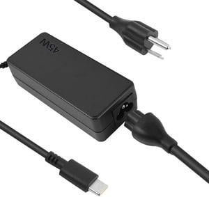USB Type C AC Adapter Compatible for 45W Yoga 910-13,Yoga C630, 4X20M26252,Yoga 720-13,Chromebook S330 and C330, GX20N20876 Adapter Power Supply Cord by HXHTEC