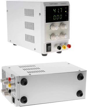 Regulated Power Supply Adjustable Power Supply Voltage stabilizer Power Supply 3 LED Switch Power Supply with indicated Power for Factory Maintenance(U.S. regulations)