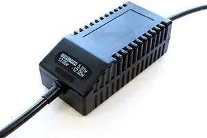 ZX Spectrum PSU OLED Digital Black US - Replacement ZX Spectrum Power Supply, US Plug