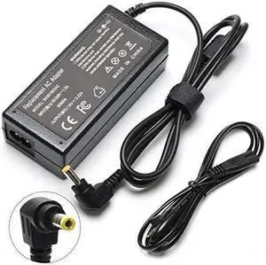 VillaCool New 65W Laptop Charger AC Adapter for Toshiba Satellite C655 C850 C50 C55 L655 L745 L755 C855 P50 C855D C55D S55; Portege Z30 Z930 Z830;Satellite Radius 11 14 15 Power Supply Cord-19V/3.42A