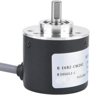 General-Purpose Encoder, 38mm Diameter ASIC Devices E6B2-CWZ6C Outer Diameter 38mm Encoder for Power Supply Reverse Wiring Protection Conversion(2500P/R)