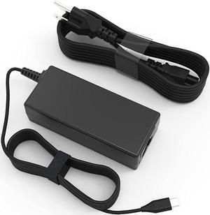 45W USB C Laptop Charger for HP Acer Lenovo Chromebook C330 100e 300e 500e Acer R13 11A 11 14 15 CB311 CB314 CB315 HP Chromebook 14 14A G5 14-ca061dx 14-ca043cl 14-ca051wm 14-ca052wm Power Supply Cord
