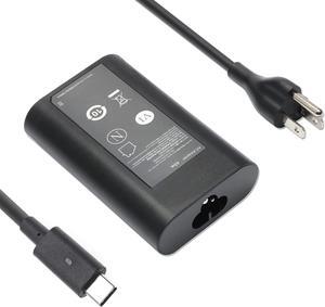 45W USB-C Laptop Charger for Dell XPS 9250 9305 9365 9370Latitude 5520 5285 5290 5310 7420 7370 7390 7389Chromebook 3100 3400 LA65NM170 HA65NM170 Type C AC Power Adapter