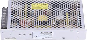 Switching Power Supply AC 100-220V to DC 12V/20V/24V Quick Heat Dissipation 3 Models DC Adapter for Computer Project Monitor Camera AC to DC Power Supply(S-100-24)