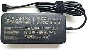 FHSJD 20V 7.5A 150W AC Adapter Charger for Asus ROG Strix G531 ROG G531 FX95D VX60G FA506 FA706 FX505DT G531GT-BQ012T G531GT-BQ020T TUF Gaming FX505DT-BQ035 ADP-150CH B