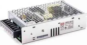 MW Mean Well Enclosed Type HRPG-150W-12/15/24/3.3/36/48/5/7.5V PFC HRP(G) Series 150W Single Output with PFC Function Power Supply (HRPG-150-15)