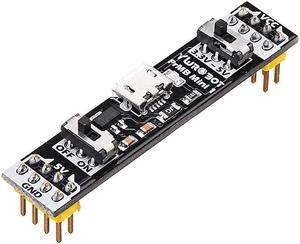 SHELLSK Power Module Parts Breadboard Power Supply Module Circuit Test 3.3V 5V Switchable for for Maintenance