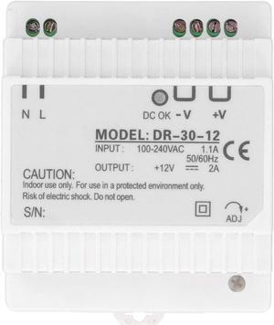DIN?Rail Power Supply,Berm Switch Power Supply DIN?Rail Type Switching Transformer Driver DR?30?12 100-240VAC