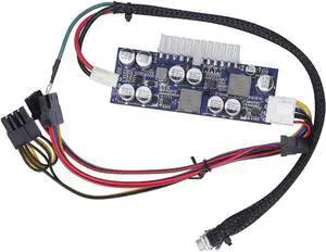 Hilitand Power Supply Adapter Board, Straight Plug Desktop Computer Converter LDA300WL 12V/300W for Small ATX Boards, with Short-Circuit Protection