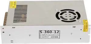 Fafeicy Switching Power Supply Driver, LED Switching Power Supply 12V, for LED Strip Light, Radio, CCTV, Computer Project