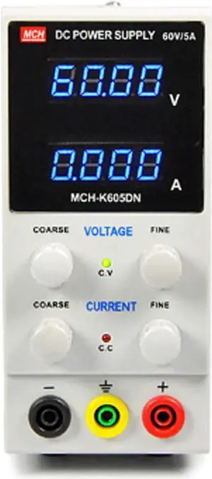 SECJSKJ Dc Power Supply Portable Power Supply MCH-K605DN 60V 5A Adjustable DC Stabilized Switching Power Supply Dc Power Supply Adjustable (Size : 110V)
