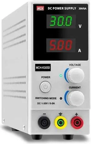 SECJSKJ Dc Power Supply MCH-K305D Adjustable DC Power Supply 30V 5A Electronic Repair DC Experimental Power Supply Aging Test Dc Power Supply Adjustable (Size : 220V)