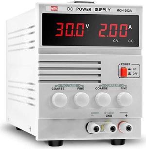 SECJSKJ Dc Power Supply MCH-302A DC Power Supply Adjustable 0-30V 0-2A Mobile Phone Repair Linear Power Supply Dc Power Supply Adjustable (Size : 220V)