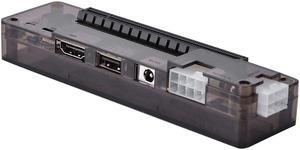 Soapow Laptop External Independent Video Card Dock for Mini PCI- E Without Power Supply 8pin 6pin ATX PCI- E Riser