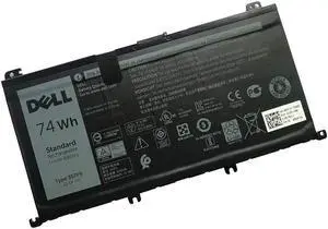 DELL 357F9 74Wh 6-Cell Rechargeable Battery For DELL Inspiron 15 5000 Gaming 5576,5577 ,Inspiron 15 7000 Gaming 7557,7559,7566,7567 Laptops ,Alternant Part Number: 357F9 71JF4 0GFJ6 071FJ4 00GFJ6 P65F