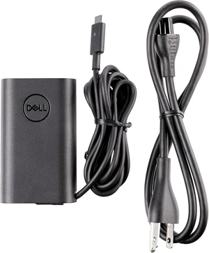 Dell Slim USB-C 45-Watt Laptop Charger, Type-C Power Adapter, AC Adapter 1 Meter Cord, OEM Components - Black Dell Slim USB-C 45-Watt Laptop Charger, Type-C Power Adapter, AC Adapter 1 Meter Cord, OEM Components - Black