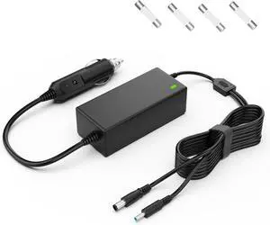 VHBW for Dell Laptop CAR Charger 90W, Compatible with Dell Inspiron 11 13 14 15 15R 17 17R 3000 5000 7000 Series Latitude XPS Precision Studio Vostro Laptop Cord Power Supply