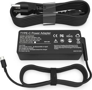 65W 45W USB C Laptop Charger for Lenovo Thinkpad Charger - Lenovo T480 T480s T490 T580 Charger T490s T580s T590 X1 T570 E480 E580 E485 E585 E490 E590 L480 L580 X280 X380 X390 X395 Power Cord Adapter