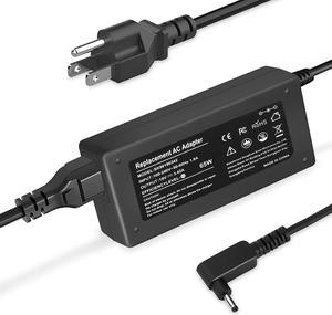 65W 19V 3.42A Laptop Charger for Acer Chromebook CB3 CB3-111 CB3-131-C3SZ CB3-431 CB3-532 CB5 CB5-132T CB5-571 R11 11 13 14 15 C720 C720P C740;fit N16P1 PA-1650-80 A11-065N1A Power Cord