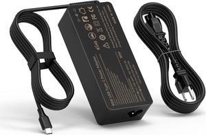 90W/65W USB C Charger Power Adapter for HP Spectre x360 13-AE015DX 15-bl000; Dell LA90PM170 0TDK33 TDK33 Type C Charging Laptop Power Supply Cord