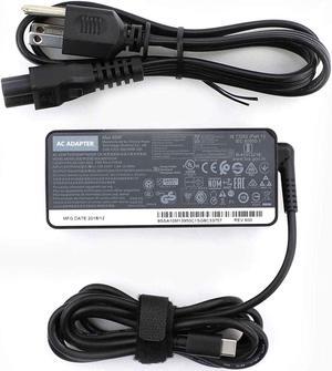 65W USB-C Laptop Charger Fit for Lenovo Thinkpad X1 Carbon Type-C Series: X1 Carbon 5th 6th 7th 8th Gen, X1 Yoga 2nd 3rd 4th 5th Gen, X1 Tablet 2nd 3rd Laptops Power Supply Cord