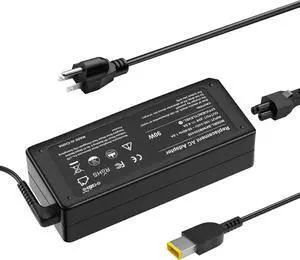 90W/65W USB Laptop Adapter Charger for  Thinkpad X1 Carbon T440 T440S T440p T540p T450s T550 L440 L450 L460 L470 X250 X240 X260 Ideapad Z510 S210 U430 Z410 Essential G500 G505s G510 Power Cord