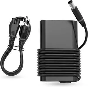 Slim 65W AC Adapter Charger Compatible with Dell Latitude 7480 7490 7290 7404 7204 6520 5590 5580 5530 5490 5290 E6430 E6440 E6500 E6510 E6520 E6530 E6540 E7240 E7250 E7440 E7450 Power Supply Cord