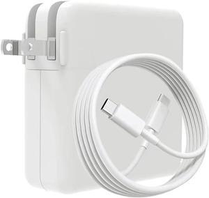 Mac Book Pro Charger -108W USB C Power Adapter Compatible with MacBook Pro & MacBook Air 16 15 14 13 Inch iPad Pro 2024/2023/2022/2021 Included 7.2ft USB C to C Cable
