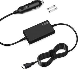 FLGAN 100W USB-C Car Charger for Dell Precision 3480 3580 3581 5480 5680 Dell Latitude 9440 7640 7440 7340 5540 5440 Dell 14 5430 7430 16 5630 7630 Dell XPS 9730 9530 5340 DC Adapter