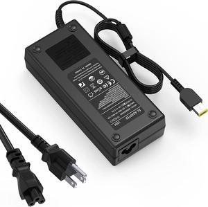 135W Laptop Charger for Lenovo ThinkPad X1, Extreme P1, P15V, T15P, P50, P70, P71, T560, T530, W540; Lenovo Legion Y530, Y7000P; IdeaPad Y700, Y50-70, Thunderbolt 4/3/ 2 Power Supply