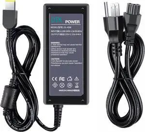 Dtk 65W Laptop Charger for Lenovo Thinkpad T460 T470 T470S T430 T440 T440S T440P T450 T460S T540P T560 E440 E450 E550 E560 G50 G50-45 Adapter Power Supply Cord Plug