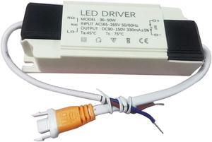 36-50W External Flat Light Panel Light Drive Power Supply LED Constant Current Isolation Drive 350MA