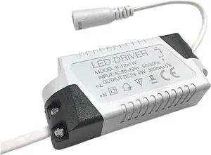 LED Panel Light Isolation Drive 3-50W External DC Head Constant Current Wide Voltage led Drive Power Panel Light Power Supply (Size : 3W)