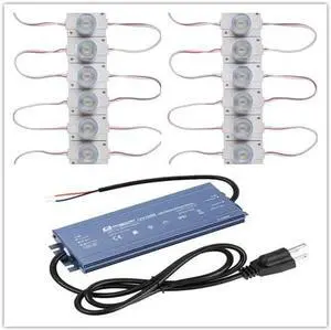 12V LED Module with Lens for Light Box 2.0W 6500K White with Power Supply