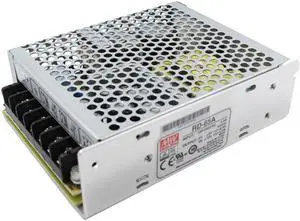 Original Mean Well 66W 5V 12V Dual Output Switching Power Supply 5V/6A 12V/3A SMPS Enclosed Type Power Supply Unit Transformer Input 88-264Vac