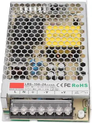 YYQTGG Switching Power Supply, 24V Metal Hollow Shell Power Supply A Dapter Safe Use 100-240V Electric Shock Protection Faster Heat Dissipation for LED Light