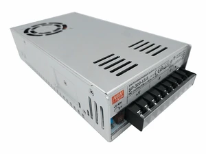 Mean Well SP-320-13.5 Power Supply, Single Output, 13.5 Volt, 22 Amp, 297 Watt, 8.5" L x 4.5" W x 2.0" H, Silver Mean Well SP-320-13.5 Power Supply, Single Output, 13.5 Volt, 22 Amp, 297 Watt, 8.5" L x 4.5" W x 2.0" H, Silver