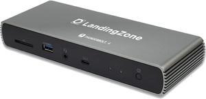 LandingZone Thunderbolt 4 Docking Station with 135W Power Adapter, Dual Monitor 4K, Single Monitor 8K, 2.5G Ethernet, HDMI 2.1, USB 3.1 Gen 2 Type-C