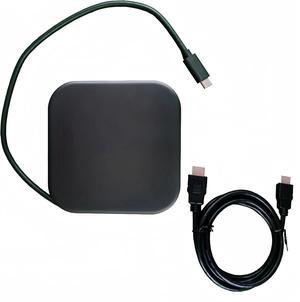 Bundle Containing 943V0P3 USB-C Docking Station for Laptop & HDMI Cable - 11-in-1 USB C Docking Station with Dual Monitor