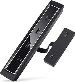 Compatible for 3/Y 27W Quick Charger LED Intelligent Docking Station USB Shunt Hub Decoration Car Accessories Laptop Docking Station with Charging Monitor Hdmi-Compatible Ports and Power USB C Ower C