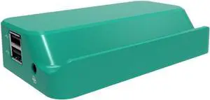 1Pcs Aqua Green USB-C Docking Station USB C Hub,Two USB 3.0 Type-A and two USB 2.0 Type-A,One HDMI Resolution Up to QHD Display,USB-C Power Delivery,For Your Laptop,Tablet or Smartphone