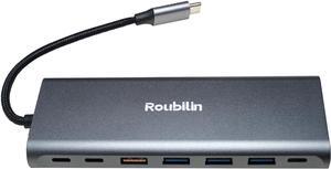 Docking Station with Dual Monitor