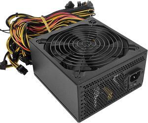 SERDAS Mining rig 2000W Power Supply 180-260V ATX Mining Ethereum 95% Efficiency for S9 S7 L3 8GPU Cards Support Max to 2000W